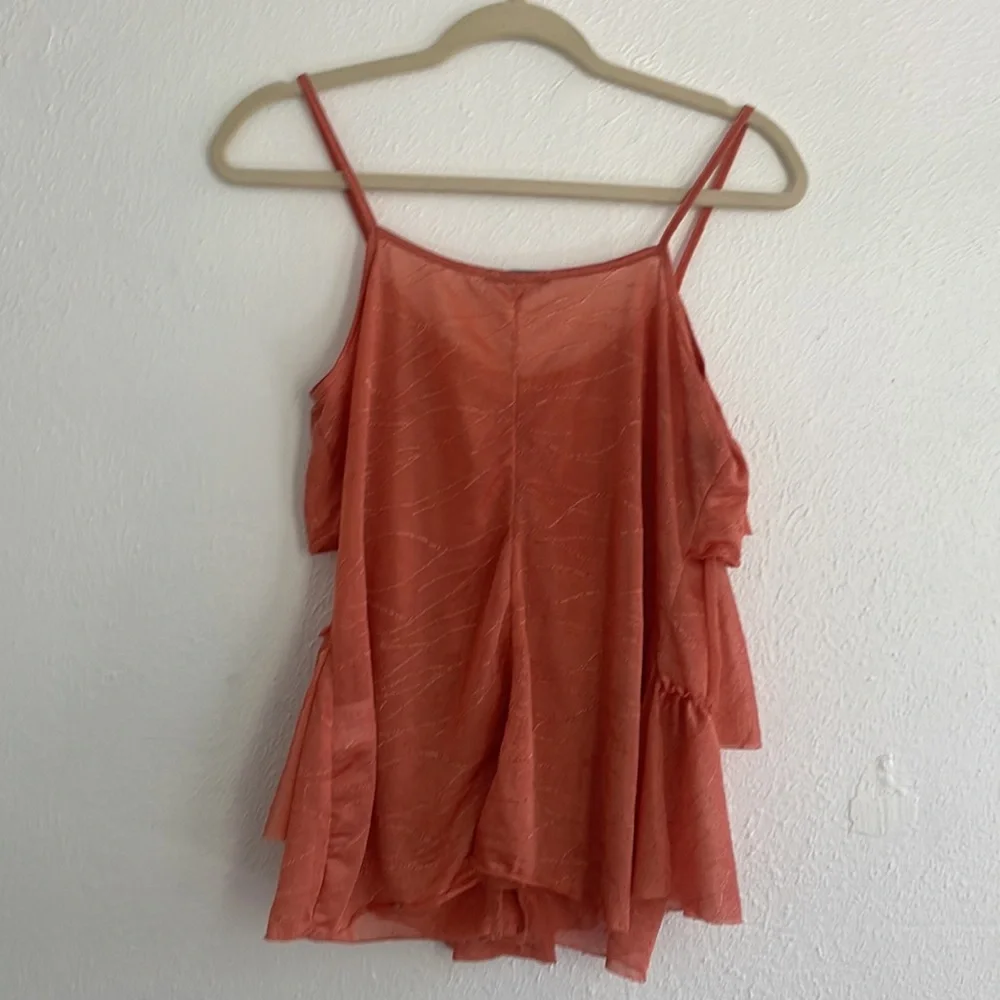 Charlotte Russe Ruffle Top M/L - Picture 4 of 4